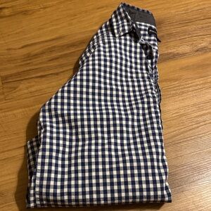 Beverly Hills Polo Club Blue and White Gingham Shirt